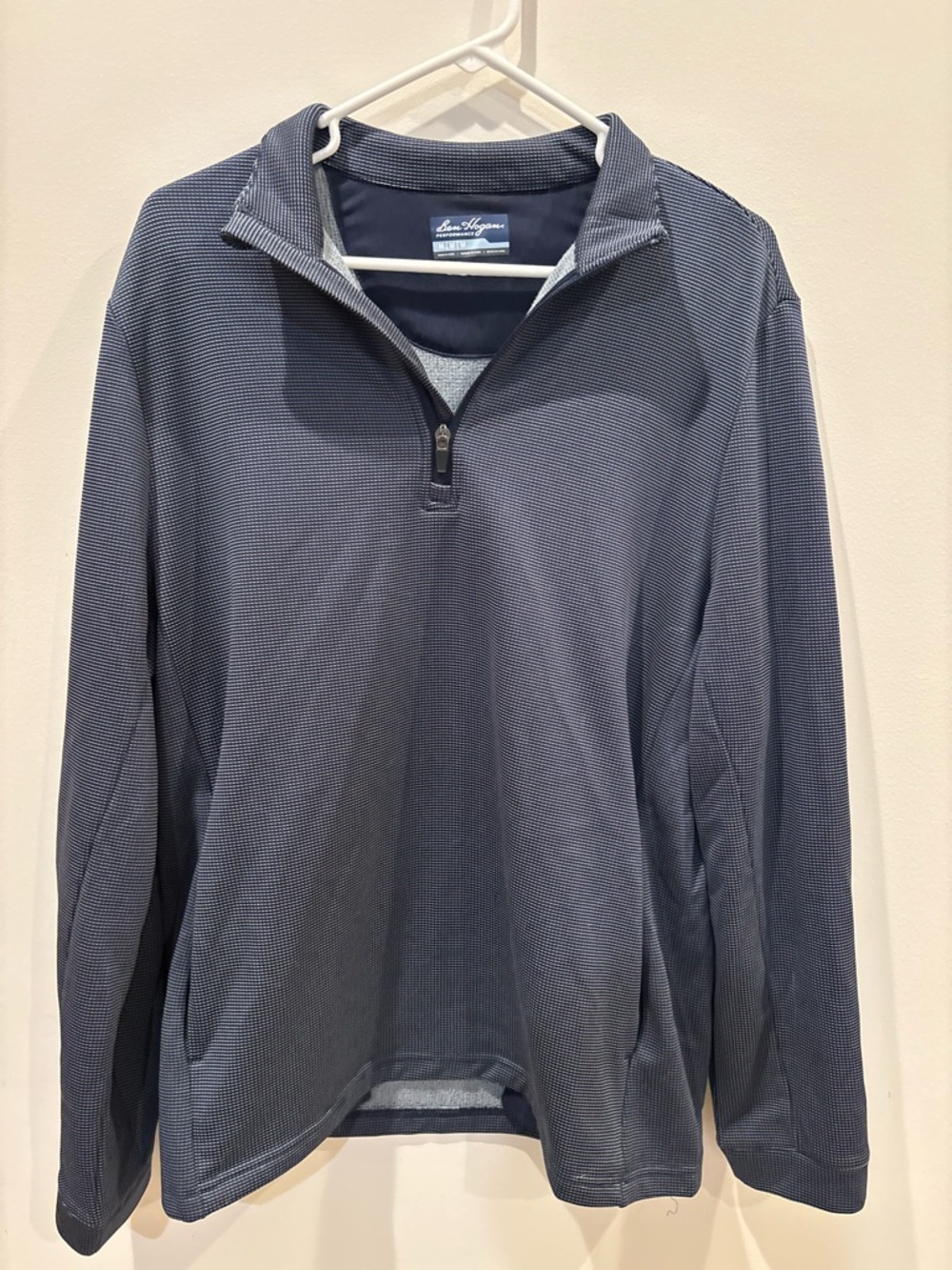 Men’s M Hogan Navy Quarter-Zip Pullover